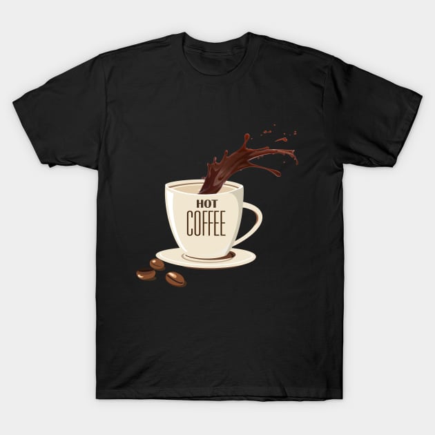 hot coffee T-Shirt by Christopher store